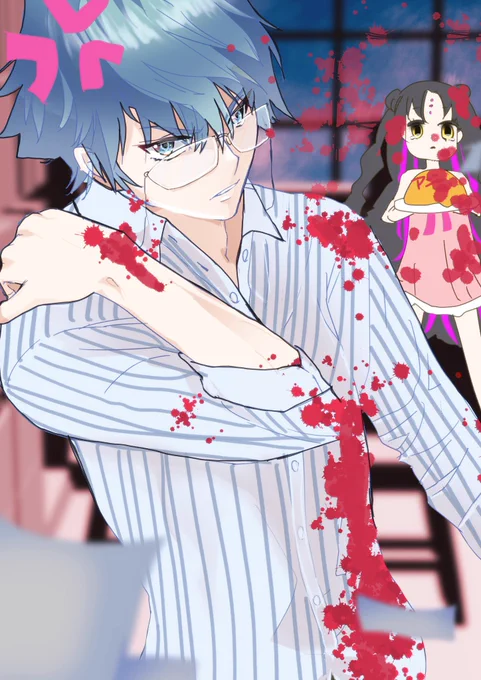 本読みたいアンデルセンと、 ケチャップでオムライスに名前を描きたかったキアラ  #FGO #イラスト
