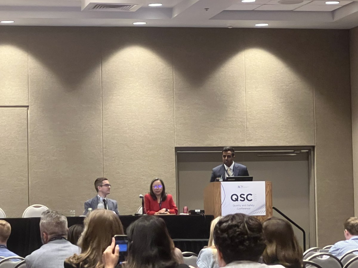 UCSDH Surgery representing this afternoon at the Healthcare Infromatics session at the ACS Quality and Safety meeting.  Congratulations to Dr. Nicole Goldhaber, Dr. Tom Mou and MS3 Khartik Ramesh on their outstanding presentations !!! <a href="/UCSDsurgery/">UC San Diego Surgery</a>