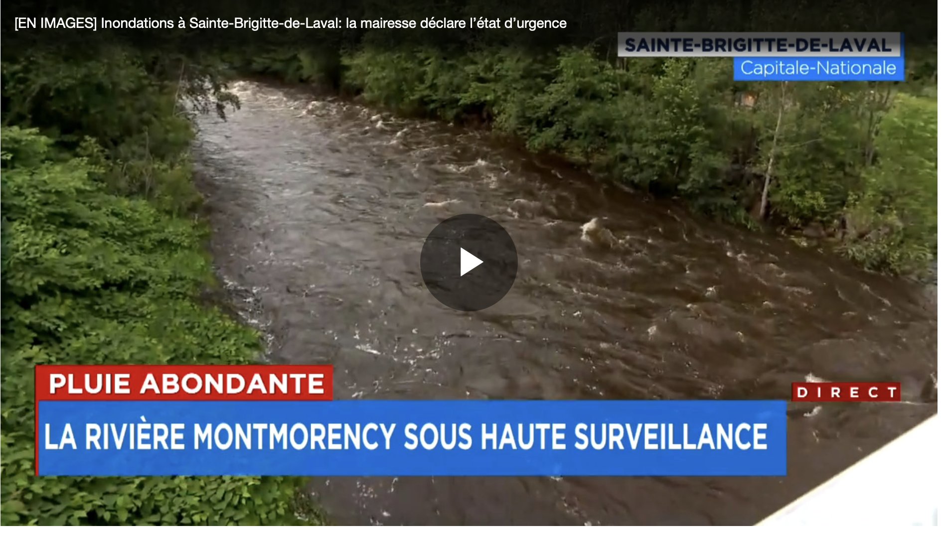 Réseau inondations intersectoriel du Québec on Twitter "Inondations à