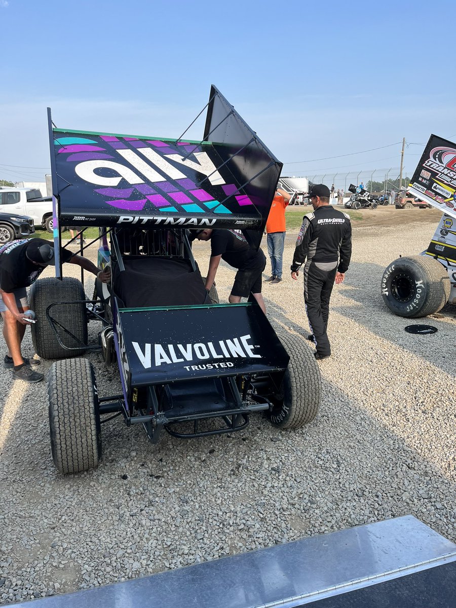 On site at the Brad Doty &amp; Eldora races all week!  Stop by to chat seats and belts anytime with us!