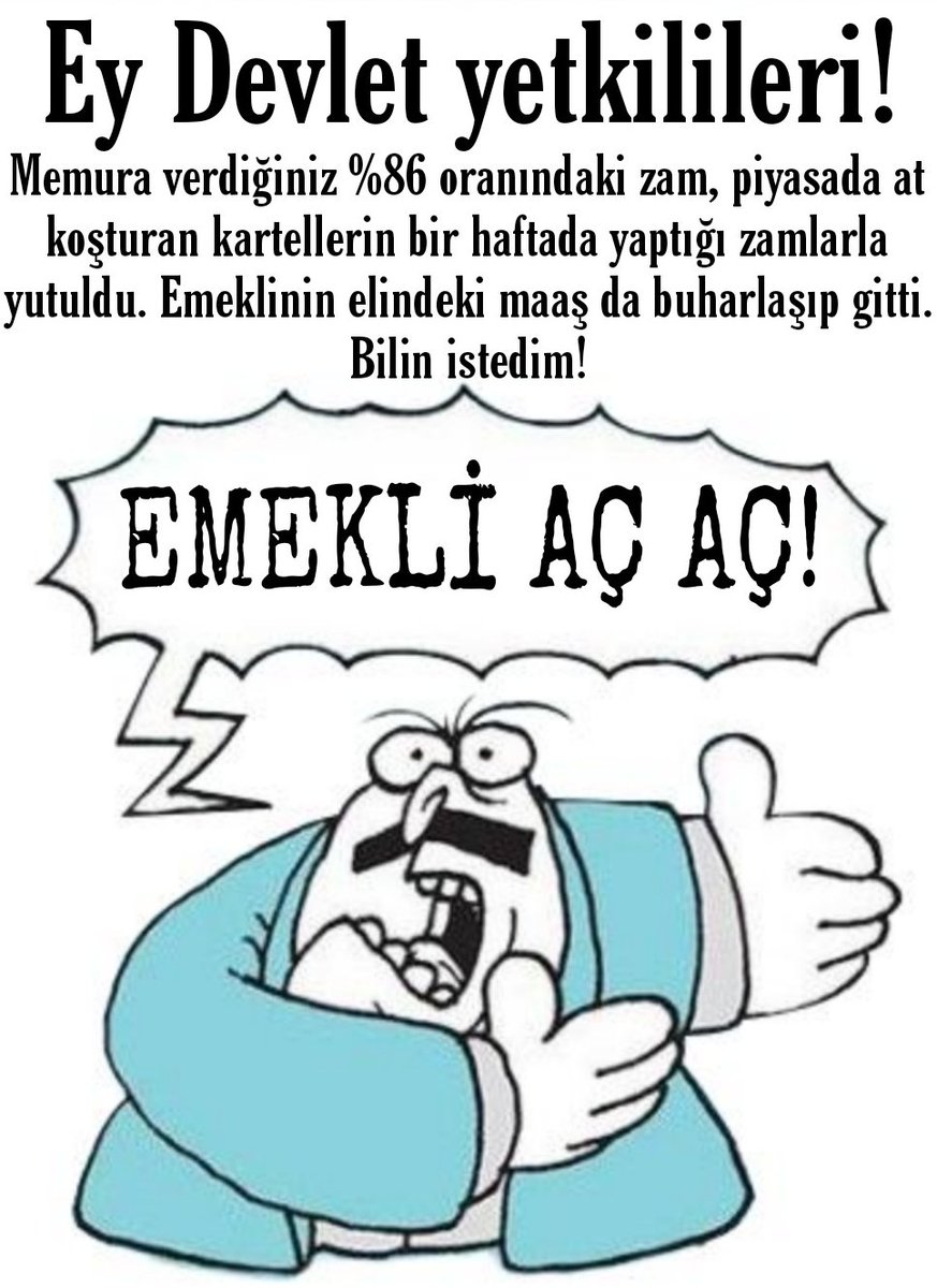 #Emekliye %25 zam

diğer herşeye 
%50-75-100 #zam

ben ekonomistim diyenler açıklasın?

Devlet Bahçeli 
#TBMMdeEmekliZAManı