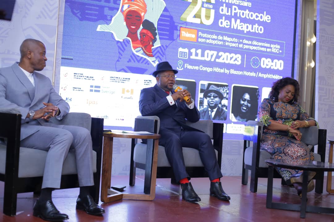BunkuluYves's tweet photo. 20 ans de célébration du Protocole de Maputo. Les hommes sont appelés à bannir les stéréotypes et à accompagner les femmes dans la lutte contre les inégalités. Bravo au Chef de l'Etat pour les efforts fournis @Presidence_RDC @PrimatureRDC @JeunesseCN_RDC @IpasFrancophone https://t.co/H1OURdSZ6Z
