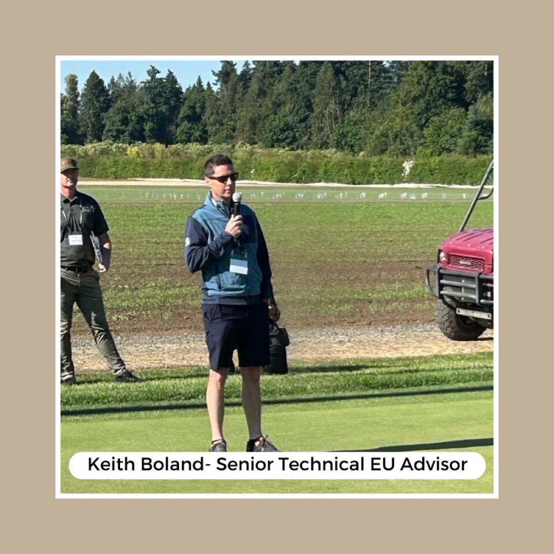 Thank you Keith Boland, our European technical advisor, for speaking at Field Day.
<a href="/KEITH_BOLAND77/">Keith Boland</a> spoke about bentgrass trials and the benefits of bentgrass blends.
<a href="/GoldcropAmenity/">Goldcrop Amenity</a> Ltd is a European seed distributor for Pure Seed, reach out to them with any technical questions!