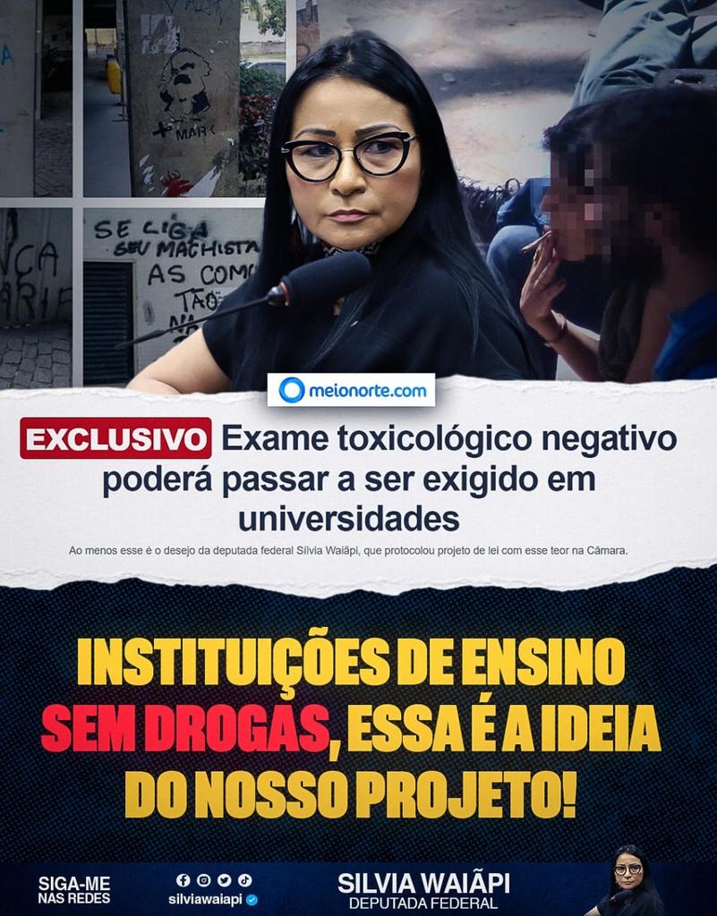 silviawaiapi's tweet photo. Quem paga a Universidade pública? É o NOSSO dinheiro público!

Então, cobramos que: lá estejam APENAS alunos que queiram estudar, e sem consumo de drogas!!

Caso exame aponte o uso, será desligado da Instituição. O que acham ?? https://t.co/L9eDFJm42x
