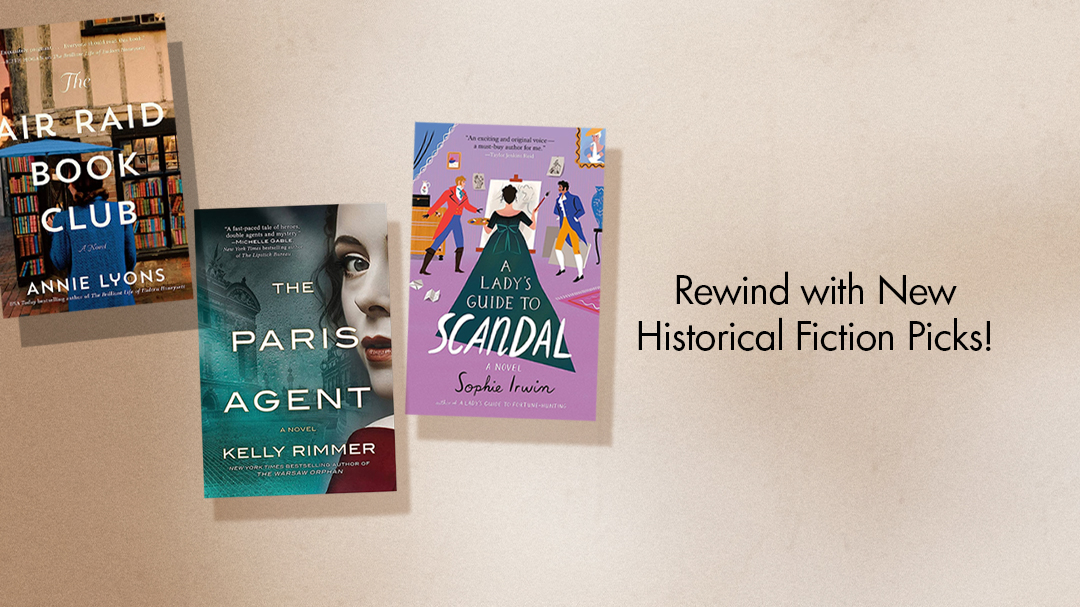 Next stop? Past eras via historical fiction! 

Get lost in the pages of WWII novels like #AirRaidBookClub by @1AnnieLyons and #TheParisAgent by @KelRimmerWrites 🕵️‍♀️

Bridgerton fan? @SophieHIrwin's Regency romance #ALadysGuideToScandal is where it's at. 💕
ow.ly/WPCS50P8rm6