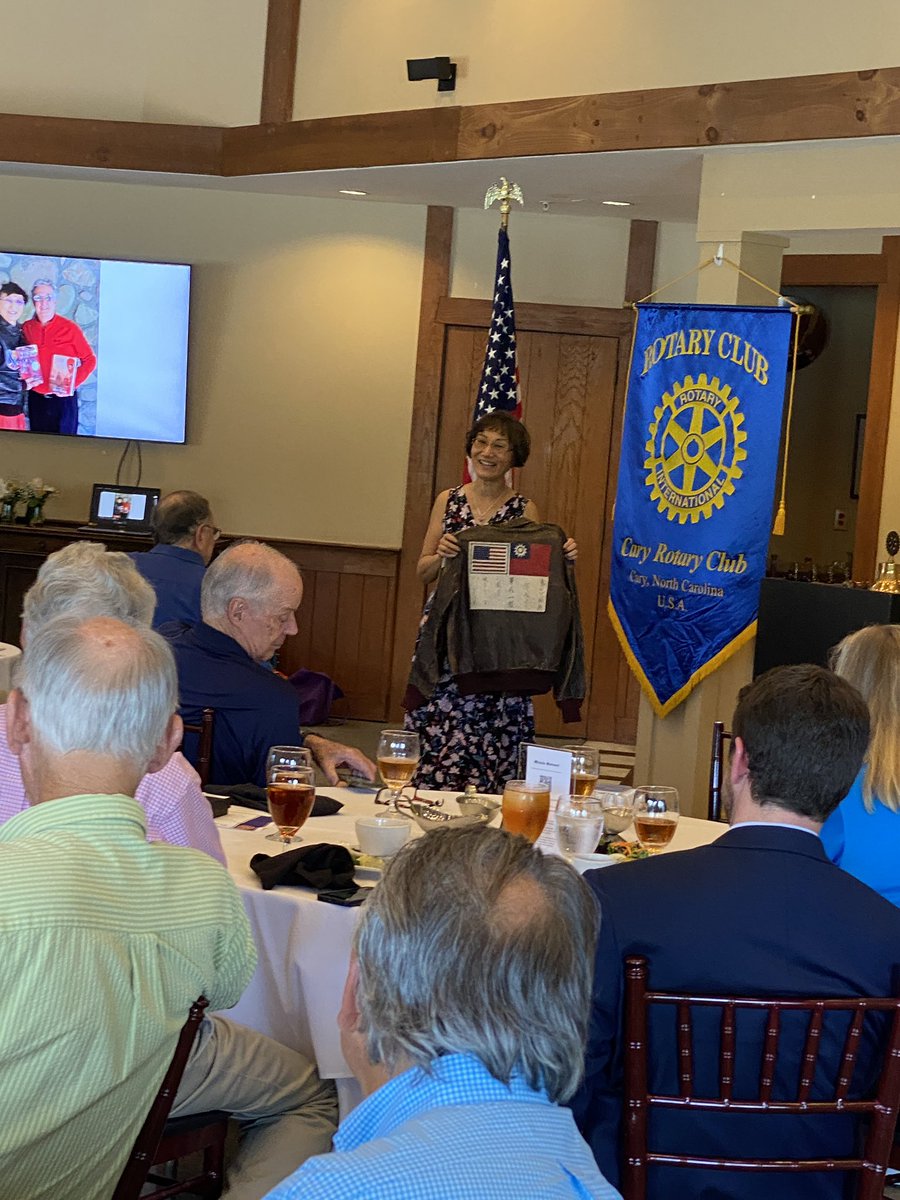 My presentation about the inspiration behind my Flying Tiger trilogy at Cary Rotary Club (NC). My Flying Tiger trilogy: Wing of a Flying Tiger, Will of a Tiger, Legacy of the Tigers (IrisYang-author.com) @OpenBooksTitles