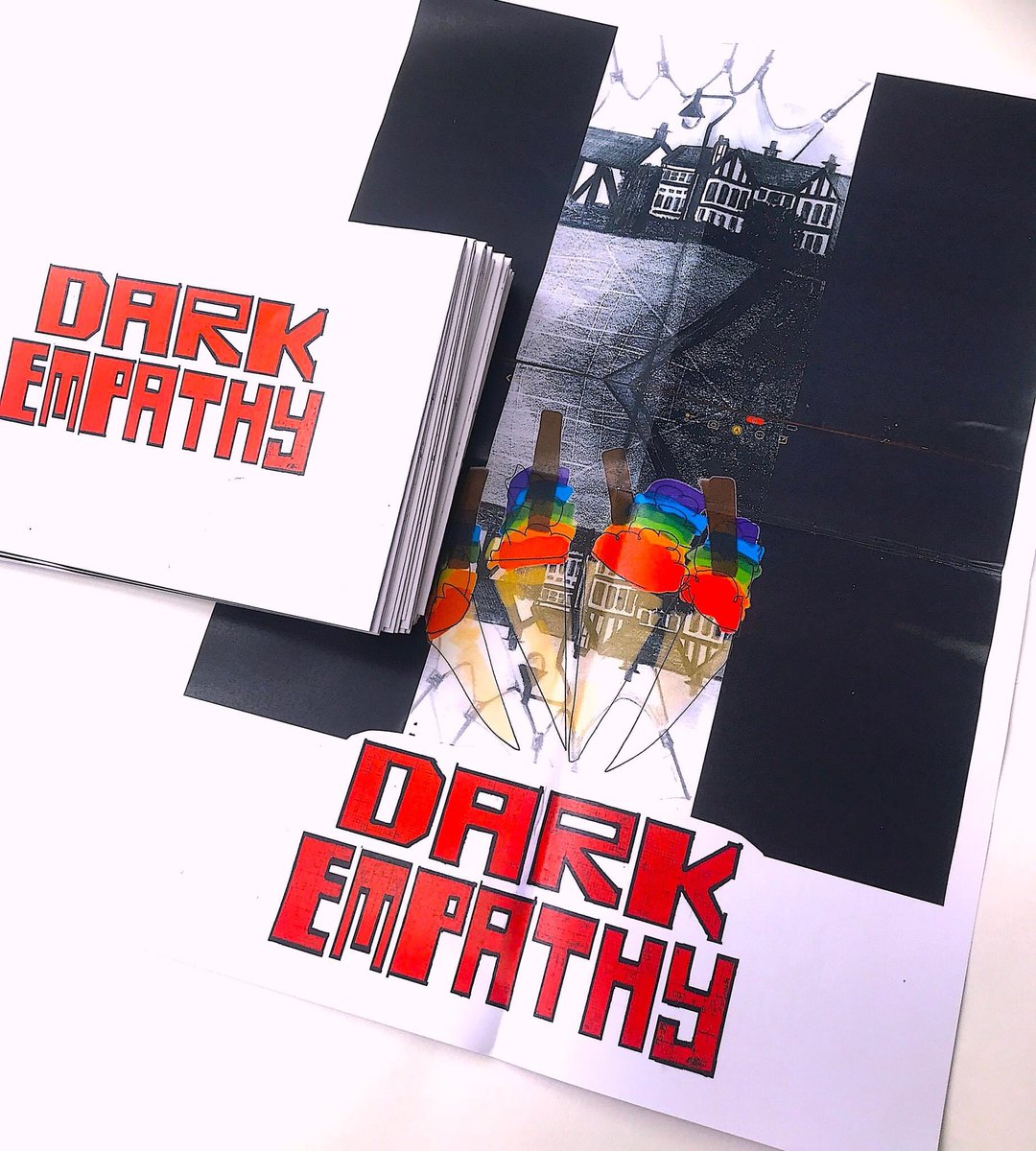 Excited to be presenting my two year project 'Empathy in Action' tomorrow @peckhamlevels Here is my zine 'Dark Empathy'. This project has has included some wonderful contributions so far from @beatemurnau @DanielAndClara @PipMac6 and members of @UALPGCommunity @UALEPRG @UALTLE