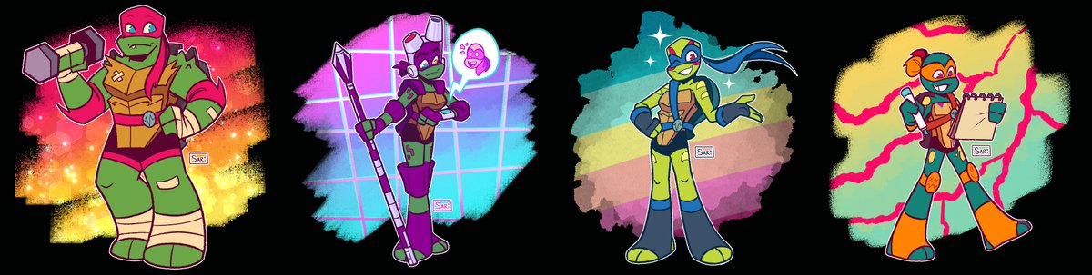 sariphantom's tweet photo. BONUS: The gang's all here. #rottmnt #riseofthetmnt #saveriseofthetmnt #saverottmnt #riseseason3 #rottmntleo #rottmntdonnie #rottmntraph #rottmntmikey https://t.co/bECzOblJ3J