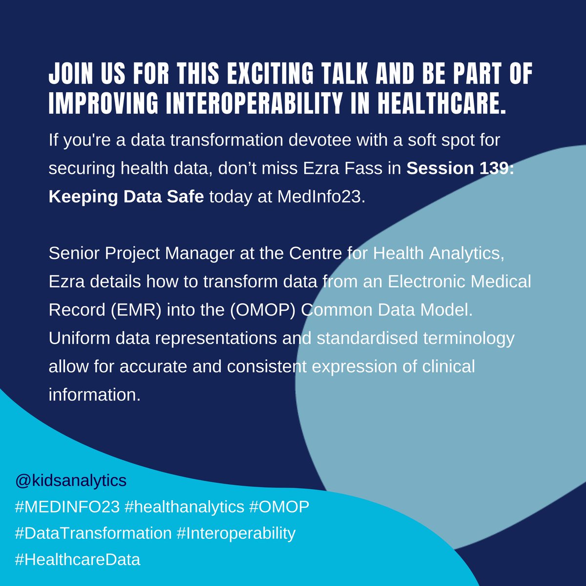 #MEDINFO23 #HealthcareAnalytics #OMOP #datatransformation #interoperability #healthcaredata