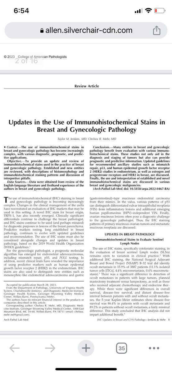 Chelsea, MD (@chelseamehr_md) on Twitter photo Grateful for the opportunity to write this article and my talented co-author <a href="/TaylorJenkins89/">Taylor M. Jenkins</a>!
Find it here!
allen.silverchair-cdn.com/allen/content_… Grateful for the opportunity to write this article and my talented co-author <a href="/TaylorJenkins89/">Taylor M. Jenkins</a>!
Find it here!
allen.silverchair-cdn.com/allen/content_…