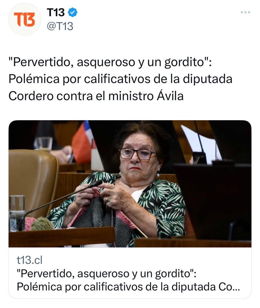 Quien entregaba licencias falsas no tiene más argumentos que denostar y ofender. En el mundo de la democracia la libertad de expresión es esencial, pero esto es claramente homofobia y odio. Dichos de la honorable son intolerables. Congreso debe tomar medidas!