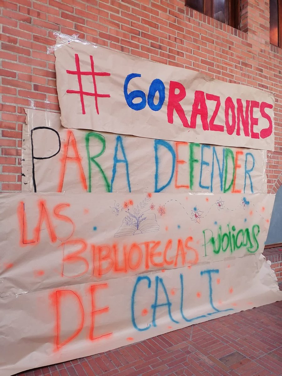sosbpcali's tweet photo. Hoy desde el Centro Cultural #SosBibliotecasCali #60razones https://t.co/nte16IgZAb