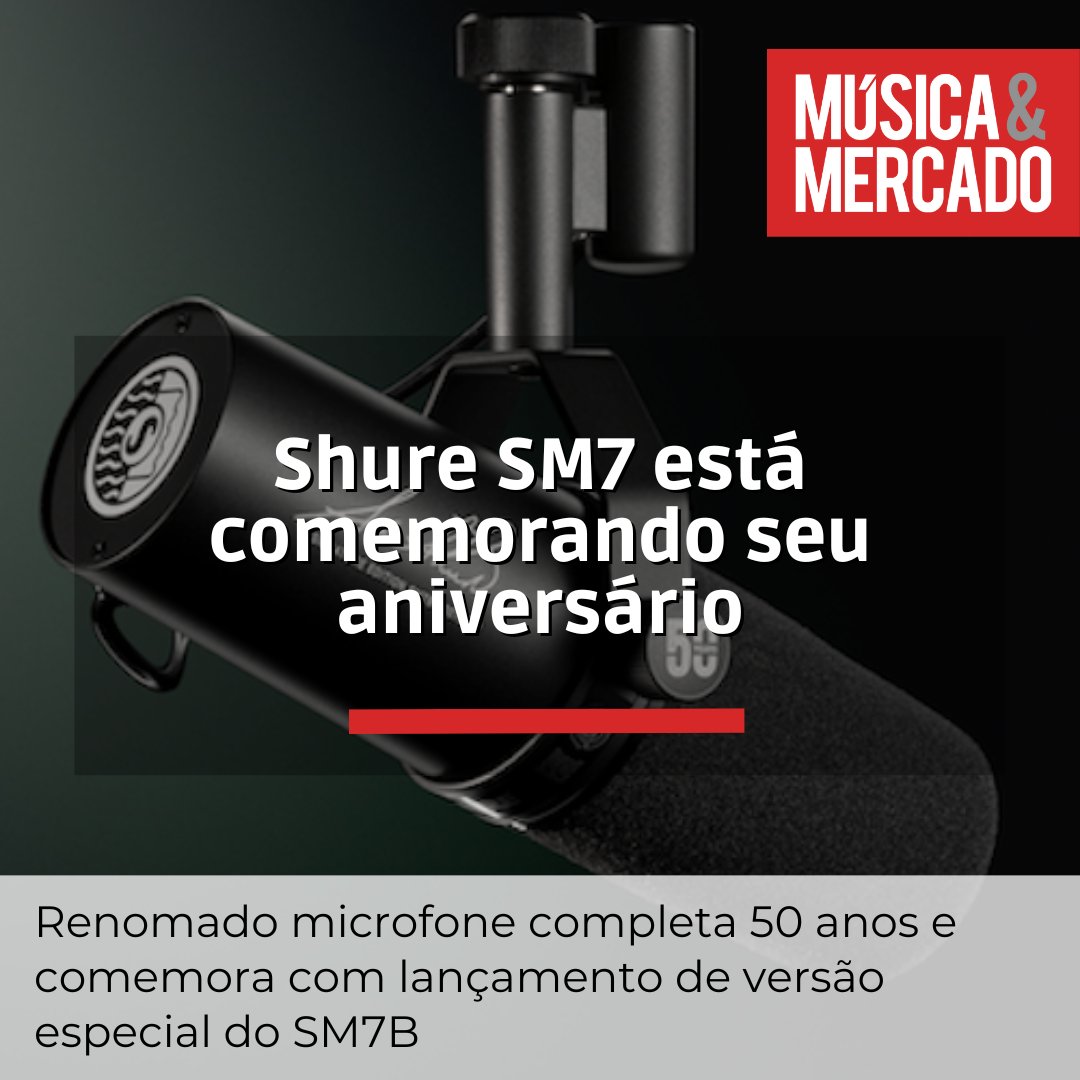musicaemercado's tweet photo. O SM7 foi lançado pela primeira vez em 1973 e se tornou a escolha de muitas emissoras, artistas e criadores de conteúdo...

Leia tudo no link 🎤
https://t.co/uw38juG6v7

#shure #sm7 https://t.co/dsV3ABhljf
