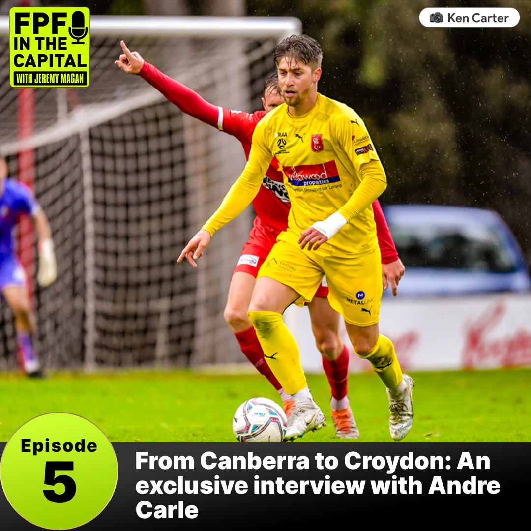 NEW POD! FPF in the Capital is back! @Jeremy_Magan and @FCache interview @CroydonKingsFC striker Andre Carle 🎙️ ⚽️ | Andre's football roots in NSW, Spain, and America 🤝 | Playing under Frank at Monaro 🇵🇱 | Moving to Polonia and the @FSALeagues NPL 🛫 | @AustraliaCup away days
