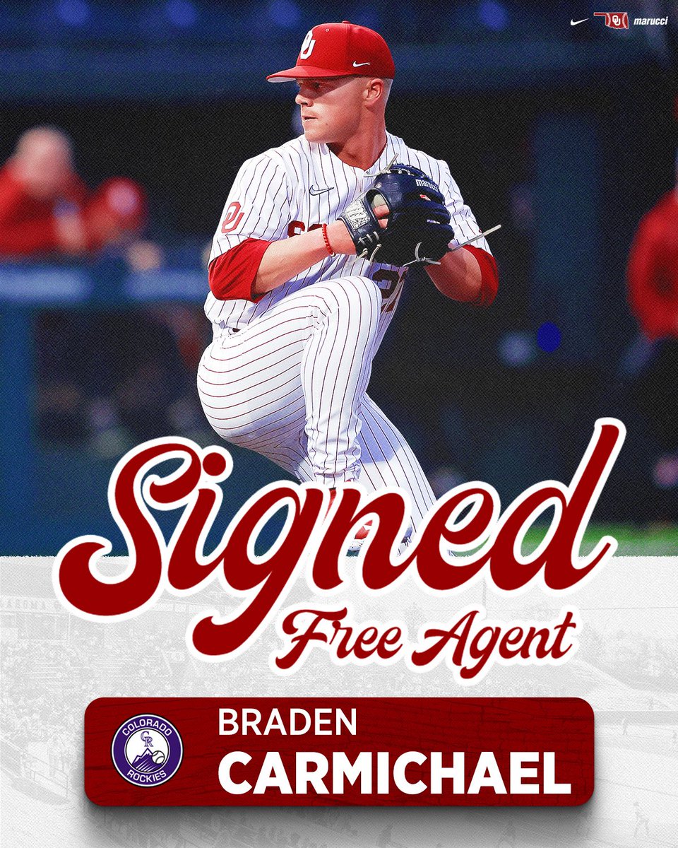 Congrats to @b_car4 on signing as a free agent with the @Rockies! #COMPETE | #MLBoomer