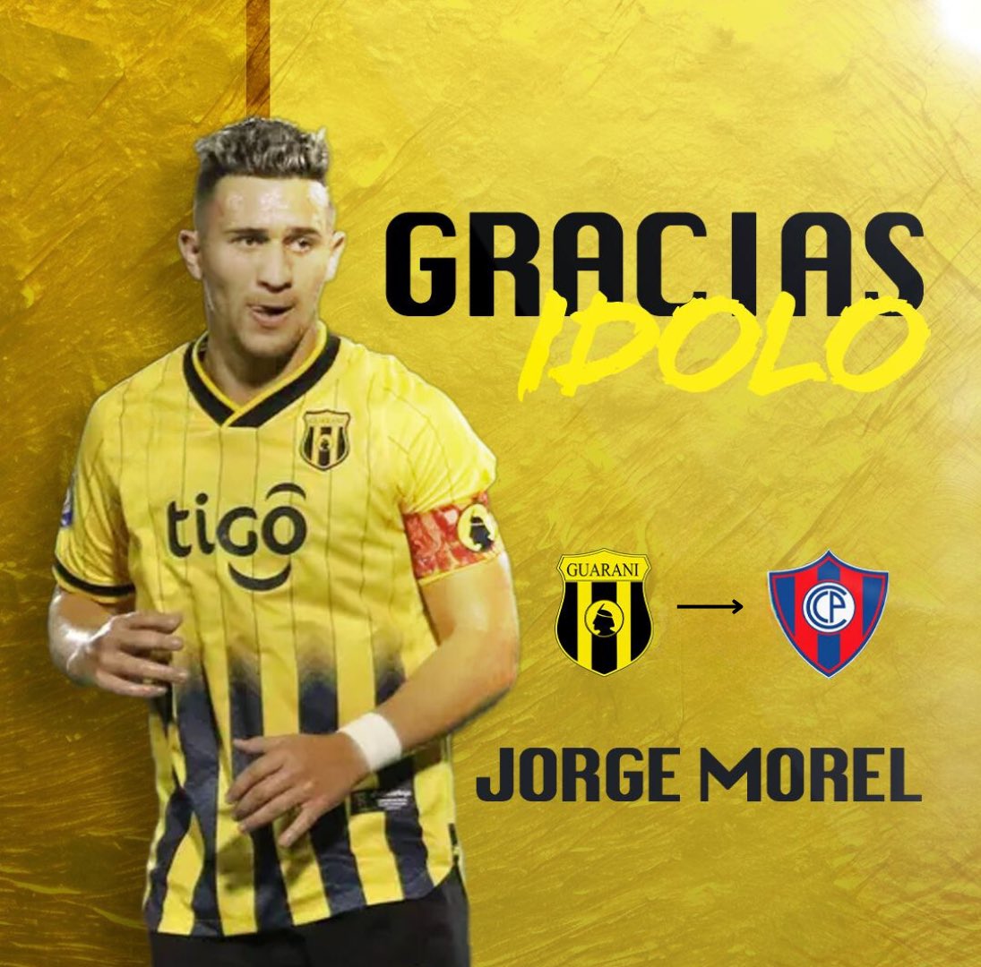 Club Guarani on Twitter "¡Gracias por todo querido Morel!🟡⚫️