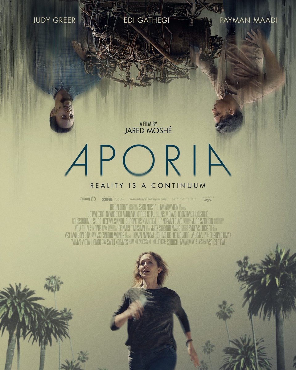 jaredmoshe's tweet image. I’m so in love with our poster for APORIA. The film hits select theaters August 11!