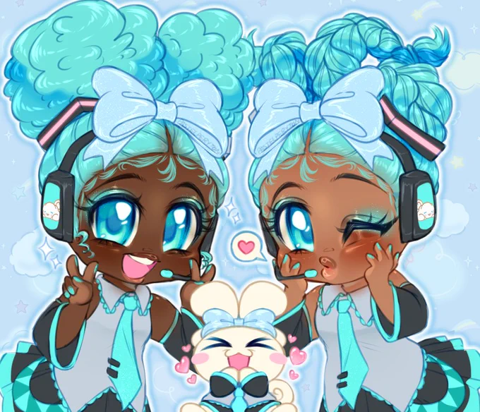 as two of them ! ✩°。⋆⸜  