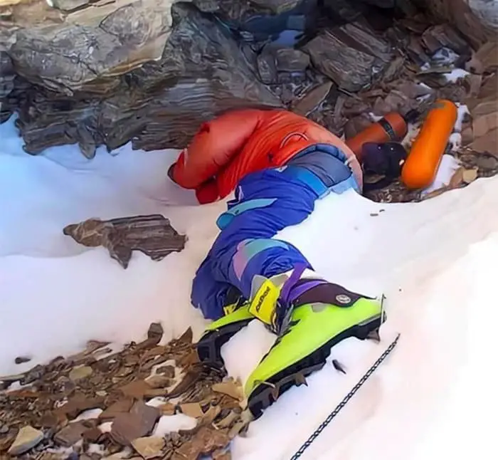 No more expeditions to the top of Everest until all of the bodies and all of the garbage is removed.  Filthy bastards pick up your trash.