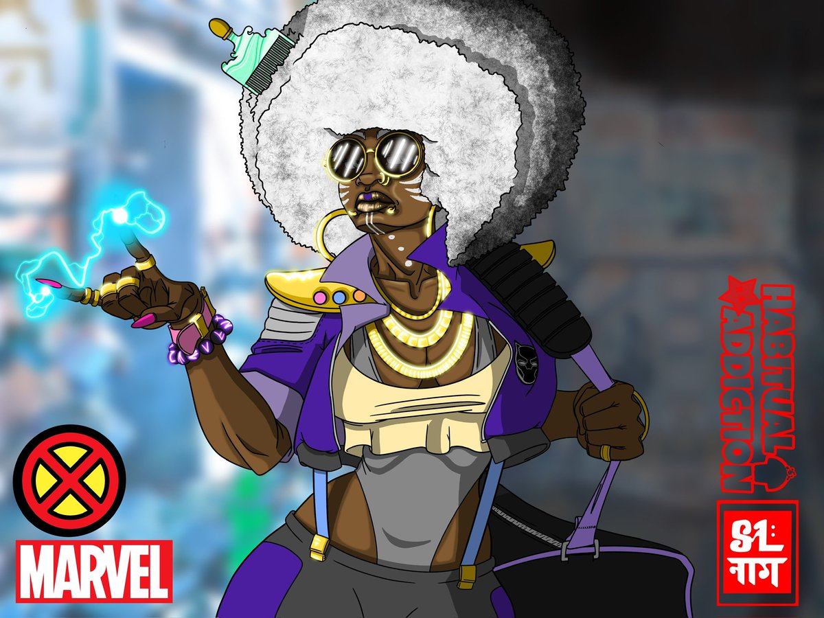 Galactic_Lords's tweet image. #Storm walkin thru airport security… She decided to fly #1stClass #XMen #XMenTAS