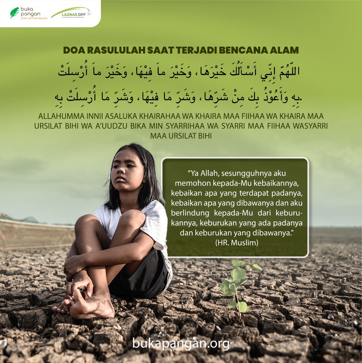 Sahabat, di tengah kekacauan bencana alam, doa adalah sinar harapan kita. Ketika kekuatan alam menghancurkan segalanya, kita berlutut dengan rendah hati dan memohon pada Tuhan, berharap mendapatkan kekuatan, keberanian, dan penyembuhan. 

Yuk, Doakan saudara-saudara kita