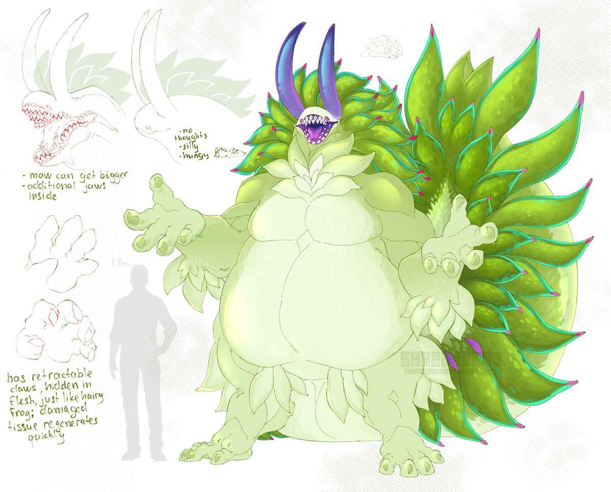 shpedya's tweet photo. Hi #PortfolioDay 
In this house we love weird critters https://t.co/bD6igRQsJM
