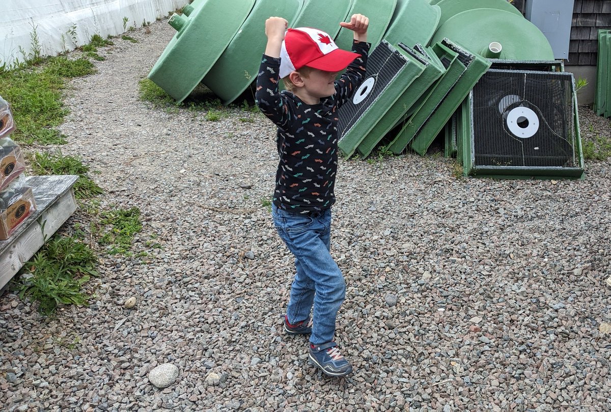 Science runs on jars...with occasional help from an unpaid pre-schooler