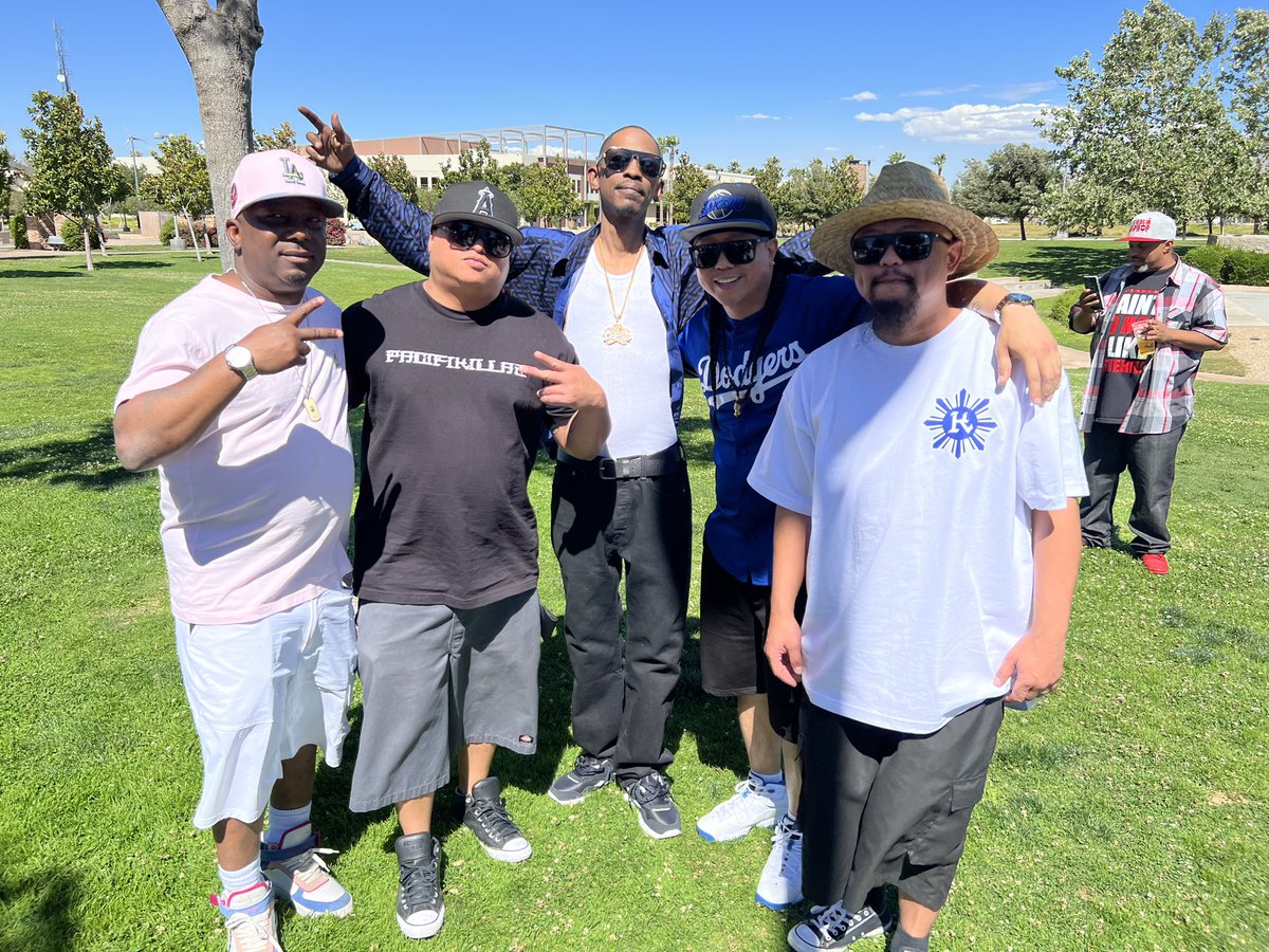 Pulled up to Kurupt and Suga free video shoot!