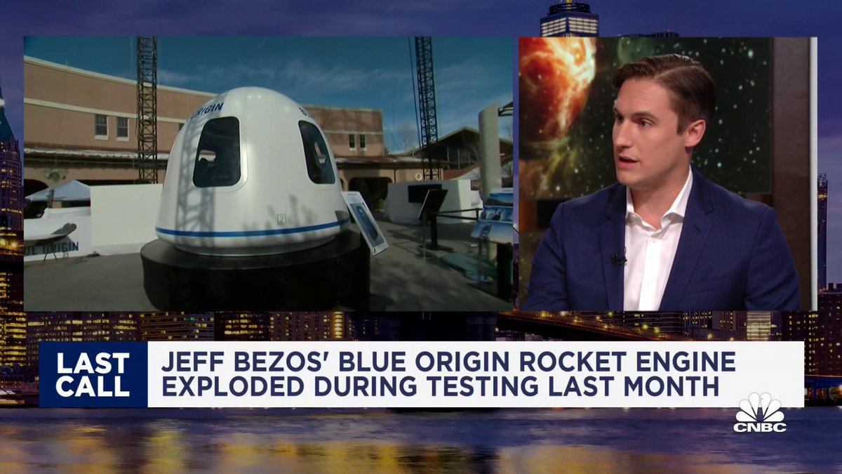 RT @LastCallCNBC: Jeff Bezos' Blue Origin rocket engine exploded during testing. @thesheetztweetz has the details. https://t.co/CEDfZJJ8ot