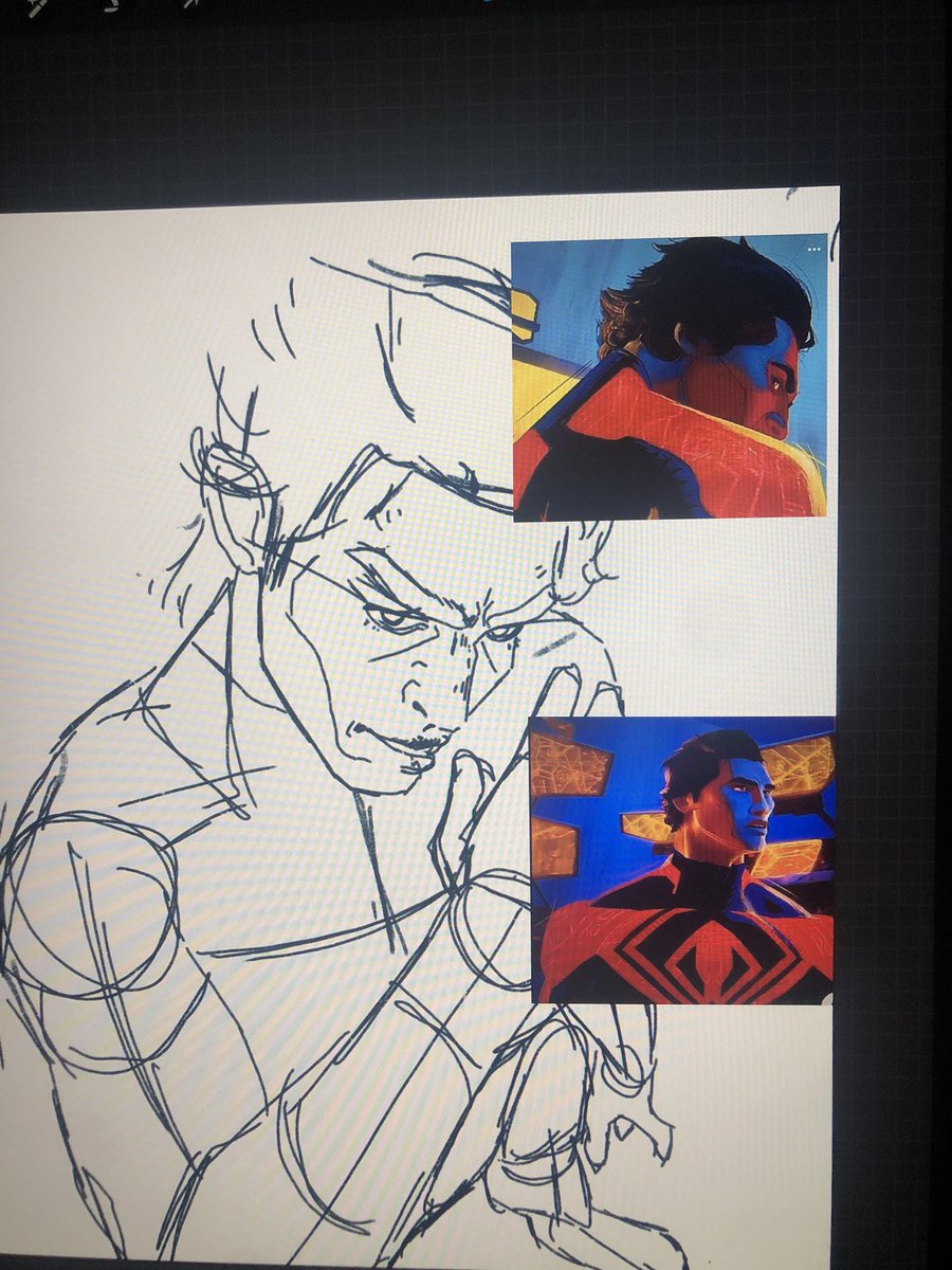 SvanahScribles's tweet photo. #wip im rising from the ashes #MiguelOHara https://t.co/XmEXF8fKef