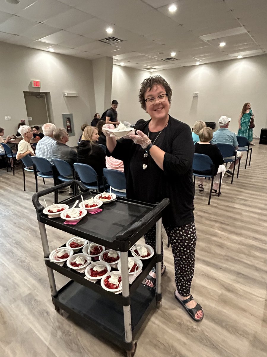 We had a great time at our strawberry social tonight! The strawberry shortcake was delicious and Fingal’s Rant (with Katherine Moller) put on a wonderful and energetic performance! - MS