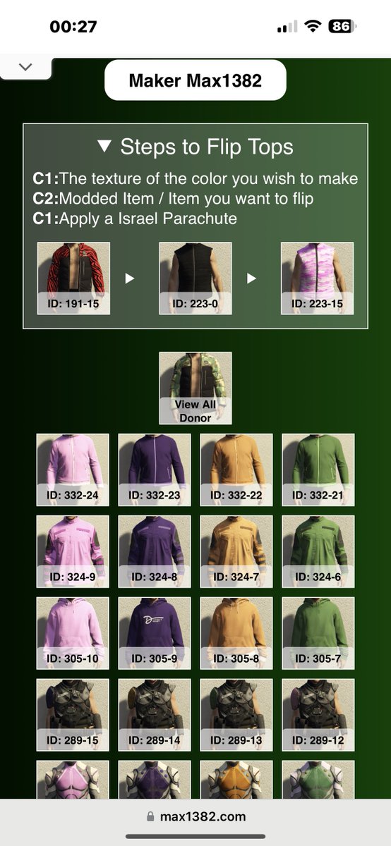 Can't say u can't understand BEFF now☺️

My new lists are live 
Shows u every item u will need and there textures so u can learn / understand when doing it all at once 💚

max1382.com/BEFF/Tops