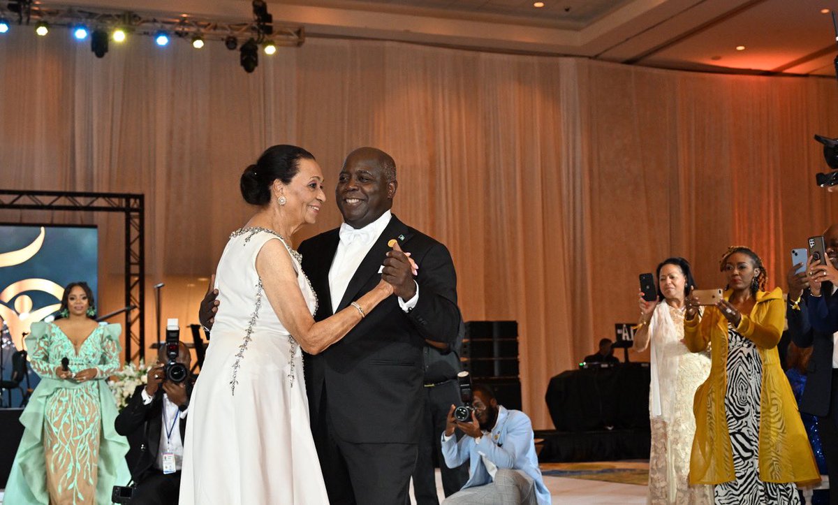 Valdez K. Russell (@vkrussell) on Twitter photo Photographer Kemuel Stubbs captured this moment with Prime Min. <a href="/HonPhilipEDavis/">Philip Brave Davis</a> & former Gov. General Dame Marguerite Pindling that will add to the most beautiful moments in the rich tapestry of the Dame’s poise as a Bahamian fashion icon, amongst her other contributions. Photographer Kemuel Stubbs captured this moment with Prime Min. <a href="/HonPhilipEDavis/">Philip Brave Davis</a> & former Gov. General Dame Marguerite Pindling that will add to the most beautiful moments in the rich tapestry of the Dame’s poise as a Bahamian fashion icon, amongst her other contributions.