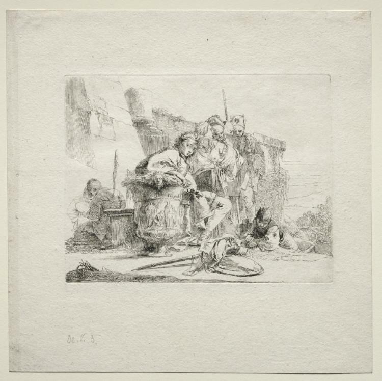 VeniceArtGuide's tweet image. Giovanni Battista Tiepolo, Various Caprices:  The Young Man Seated, Leaning Against an Urn, 1785 #clevelandartmuseum #cmaopenaccess clevelandart.org/art/1924.575.2