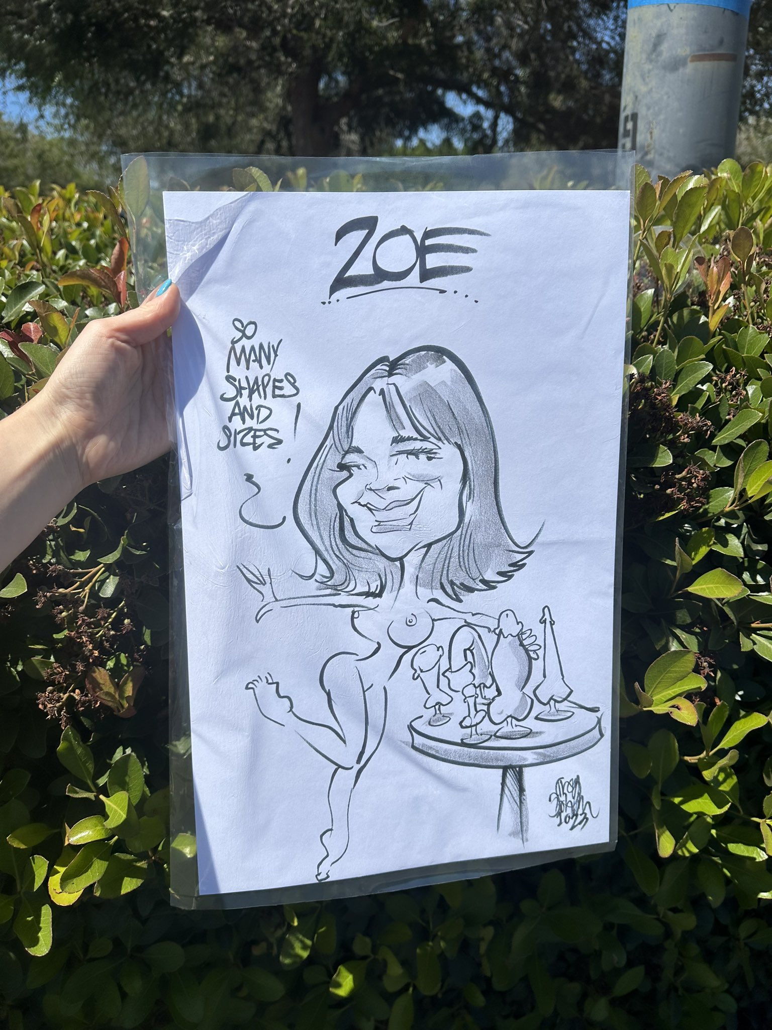 The king of sting of Nathan For You fame did my portrait lmao https://t.co/urizBEbPhh