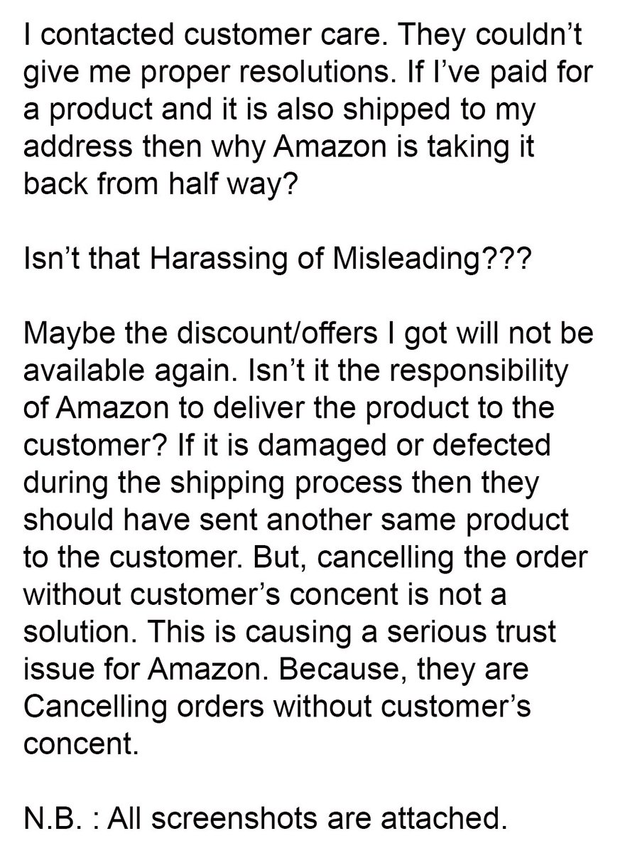 iNFSutirtha's tweet photo. @amazonIN is MISLEADING and HARASSING their customers!!

I ordered a Samsung Refrigerator from Amazon. Product was shipped and reached to a delivery station on the same day I ordered. But, when I was checking back my Order page in the evening it was showing "Returning to seller". https://t.co/PXfJzM62lj