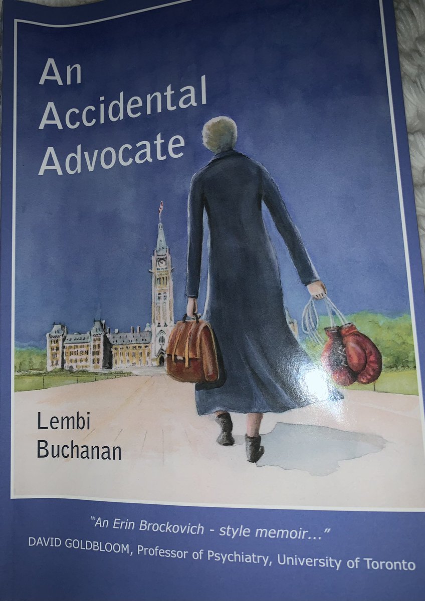 Summer reading starts with my fierce, Social Justice warrior, mother in law’s memoir An Accidental Advocate.  Lembi interweaves an epic love story w her fight for Jim and mental illness, taking on CRA in court!  To this day I’ve never met anyone so in love! This is their story