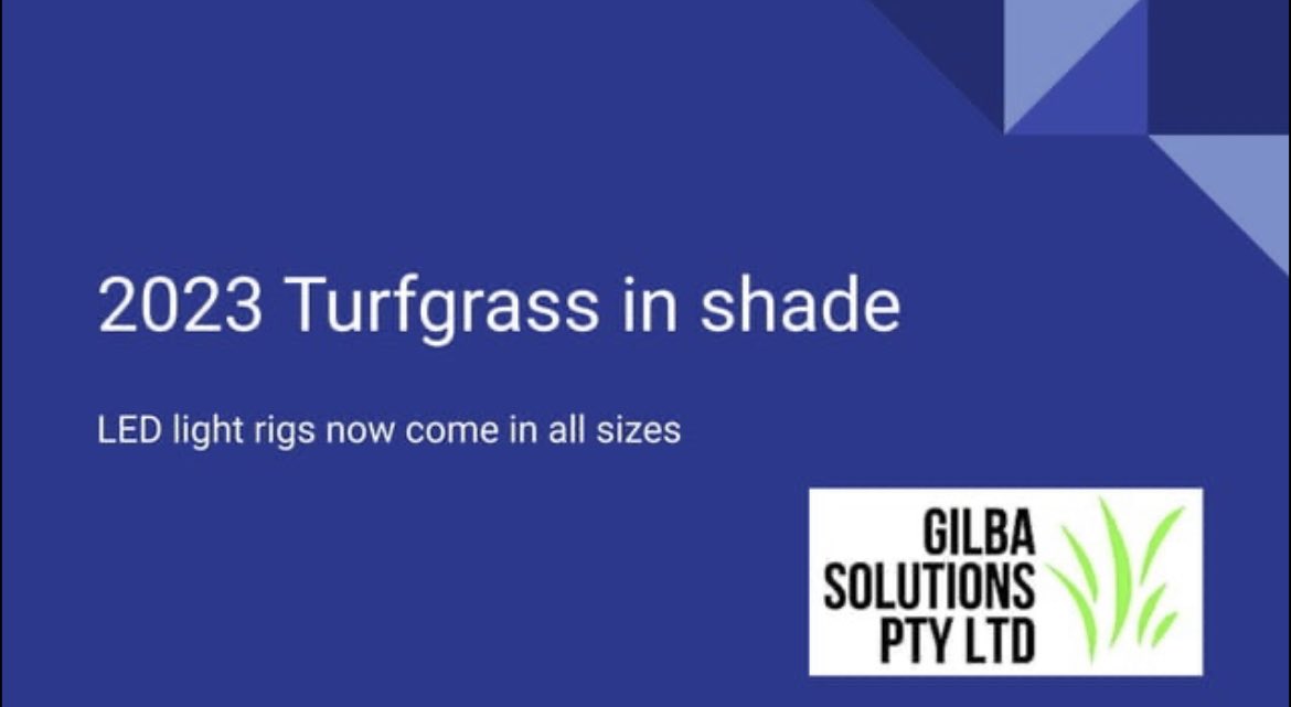 Gilbasolutions's tweet image. gilbasolutions.com/dealing-with-t…

#turfgrass #shade #LED #growlights