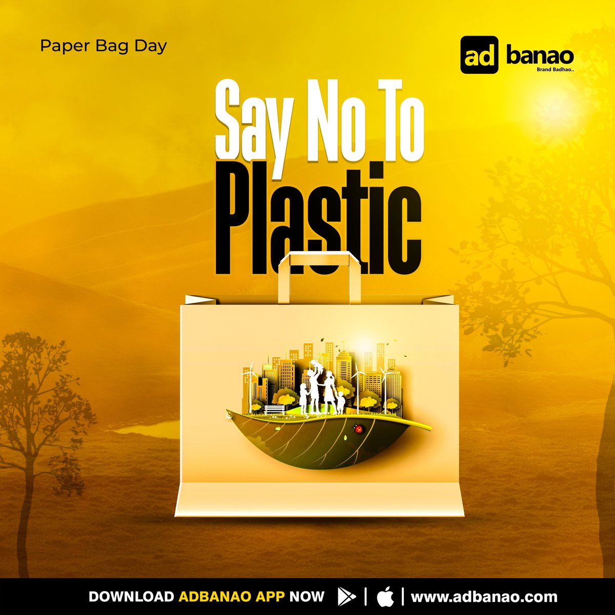 Embrace the simplicity and eco-friendly charm of Paper Bag Day👌

Let's cherish the beauty of sustainability and make a positive difference for our planet.

Happy Paper Bag Day 🎉
.
.
.
.
#paper #paperbag #paperbagday #noplastic #noplasticbags #adbanao #noplastics #awerness