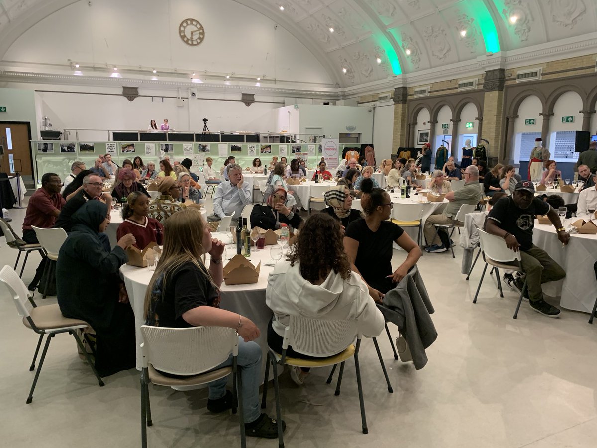 ProfJohnGabriel's tweet photo. A big thank you to @anatolianrose for making this happen. Your vision, planning and perseverance brought us all together @londonMetUni for ‘Life on the Andover Estate’ @OralHistorySoc https://t.co/QWTh2Fbtmz