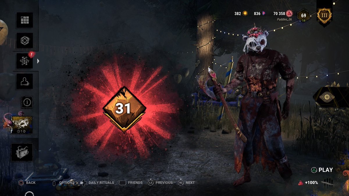 Tom368's tweet image. The fact it landed on 420 is awesome 😎👌🏽 #dbd #stonerlife