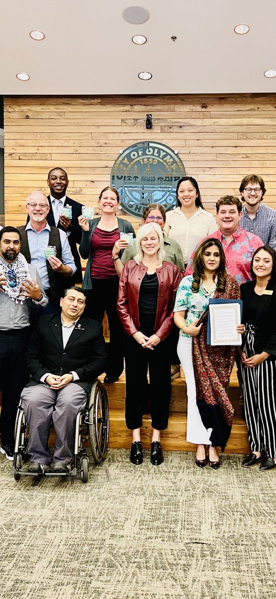 QaziAmna's tweet photo. Thank you @cityofolympia for celebrating Muslim Heritage Month
Thank you @CAIRWashington @SeemabHussaini for joining 🙏 #fisttime in the capitol I am humbled and honored for this recognition @PakinUSA @Masood__Khan @OlyPD @theolympian https://t.co/UJEwfS0fMV