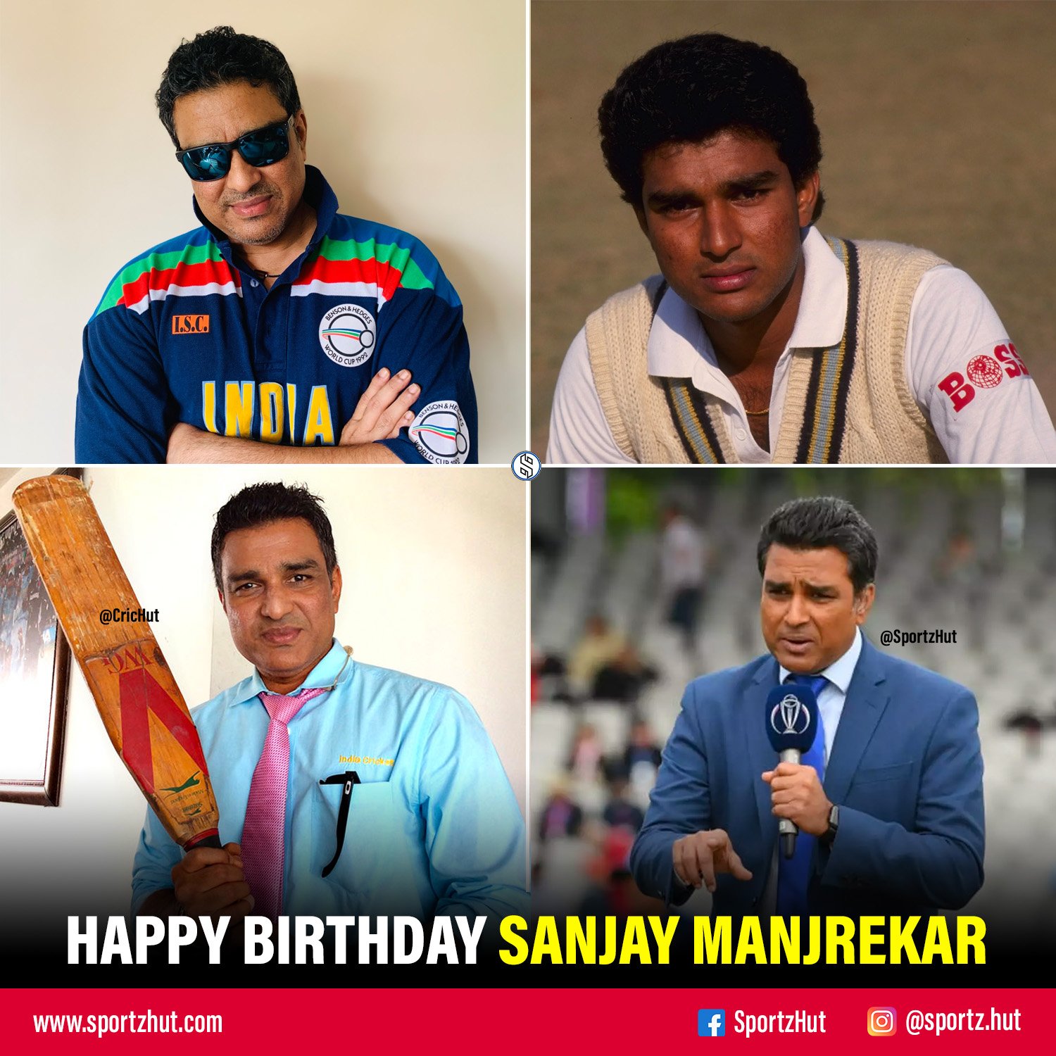 Happy Birthday Sanjay Manjrekar      