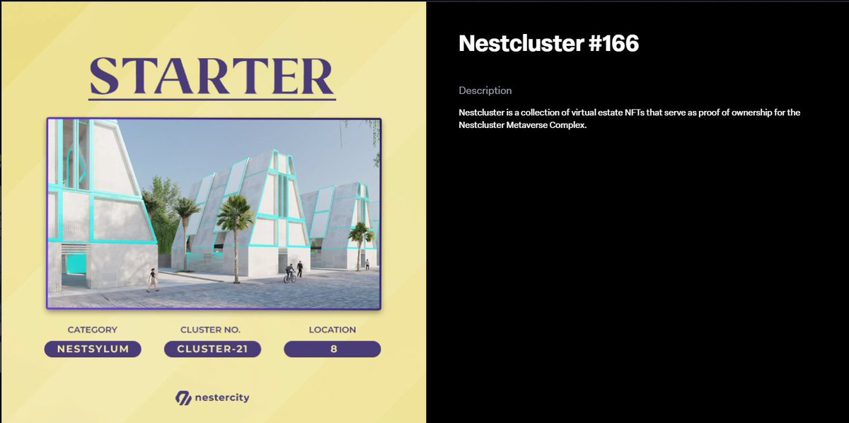 nestercity π₯½π’ | SOON #Ethereum (@nestercity_nft) on Twitter photo #NFT LAUNCH ON $ETH
Test your luck by getting our random #metaverse NFT only on <a href="/LaunchMyNFT/">LaunchMyNFT</a>
-LIMITED SUPPLY-
bit.ly/nestercity_eth⦠#NFT LAUNCH ON $ETH
Test your luck by getting our random #metaverse NFT only on <a href="/LaunchMyNFT/">LaunchMyNFT</a>
-LIMITED SUPPLY-
bit.ly/nestercity_ethβ¦