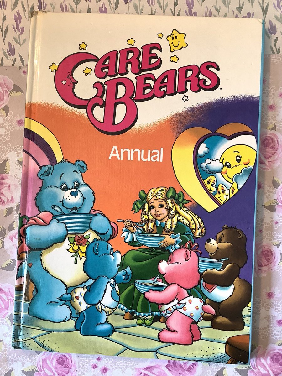 A Fun #Nostalgic and #Retro Gift for a #CareBears Lover. 1989 Care Bears Annual etsy.com/listing/120012… #1980s #80sKidsTV #KitschGift