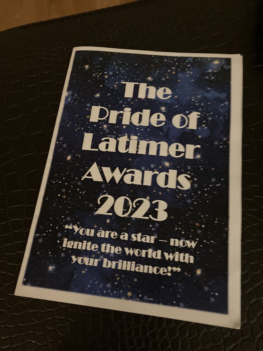 Missif's tweet photo. It was a privilege to attend the #prideoflatimer awards, last night. Such creativity, talent and excellence on show. So much to be proud of. #NNC https://t.co/GvjLbwnGz7