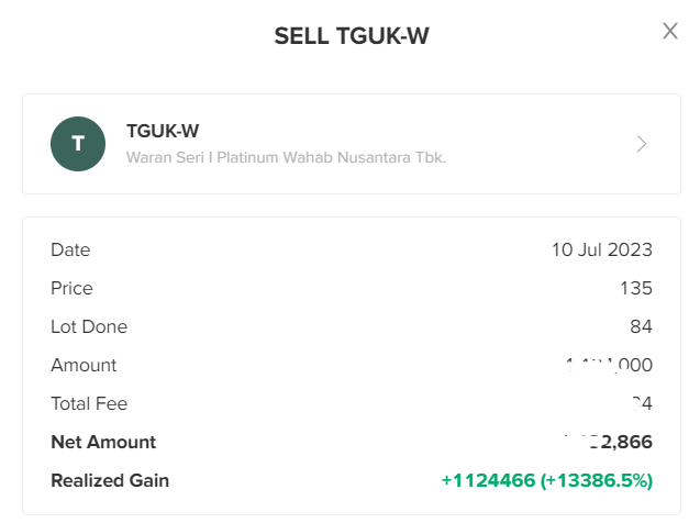 Meidi_Depari's tweet photo. @desmondwira Bersukur dapat rejeki pucuk pak, malah lebih gede cuan waran dr induk. untung induk nya pasang SL 1 tik dibawah harga ara pas listing. Klo enggak ambrol pak.

Ini beli nya di penawaran umum ya, bukan pas listing. jadi julukan Mamang Guyur itu ada benernya juga. 🤣 https://t.co/gmeyBSbuoU