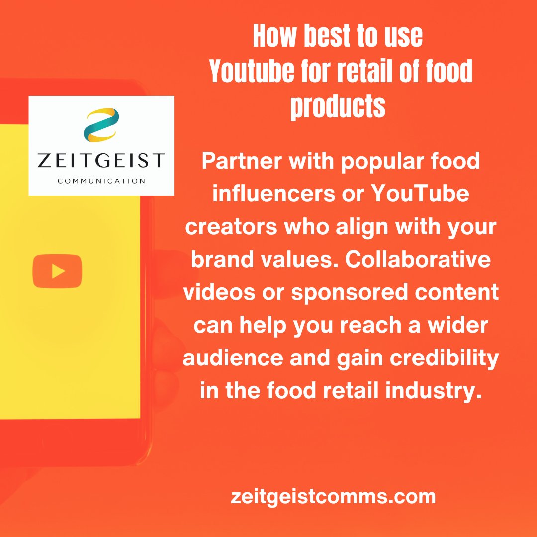 3 of 3 tips on using video for retail. Most importantly, be consistent with messaging and by continuing to add value. Here a tip for those in the food industry - here the use of influencers can be key in unlocking a new cohort of potential customers.
