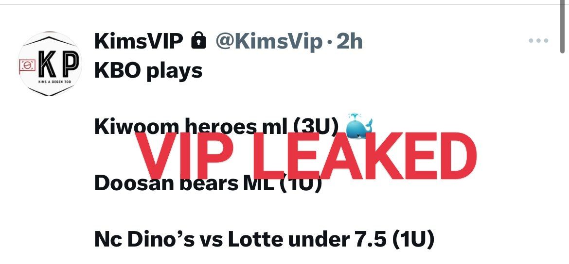 ItsCappersPicks's tweet image. #KimsPicks