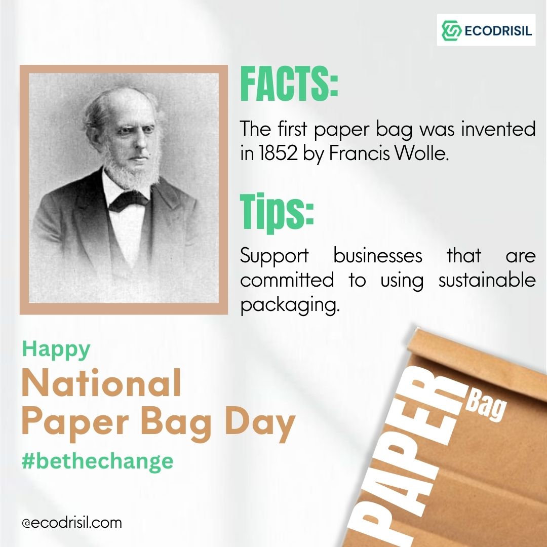 This year, on National Paper Bag Day, let's all do our part to reduce plastic pollution and choose paper bags instead.

#paperbagday #nationalpaperbagday #saynotoplasticbags  #choosepaperbags #ecofriendly  #sustainable  #reduceplasticpollution
#savetheearth #bethechange